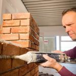 Verarbeitung der Industrial Style Klinkerwand im Autohaus